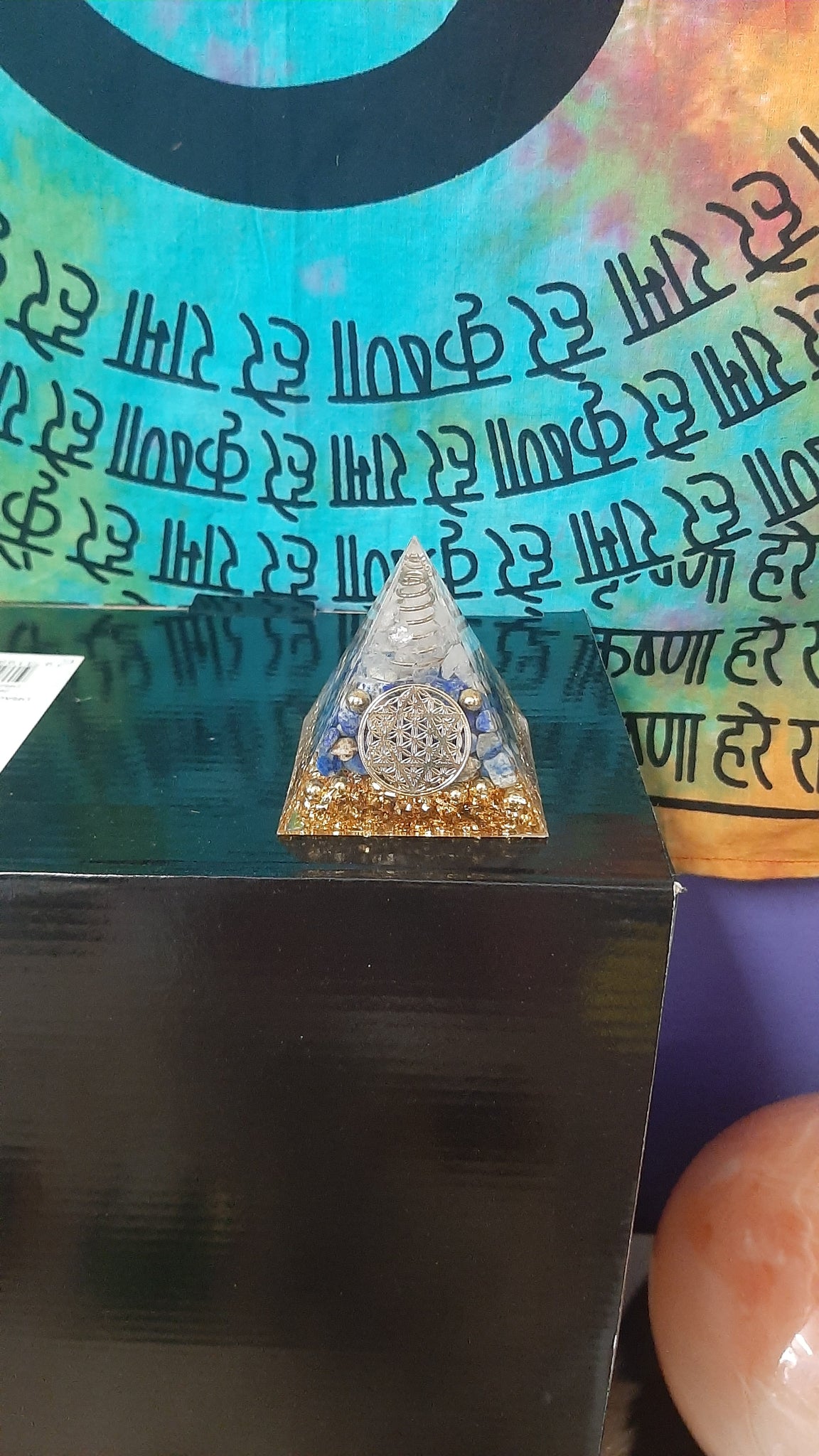 Lapis Orgonite Pyramid
