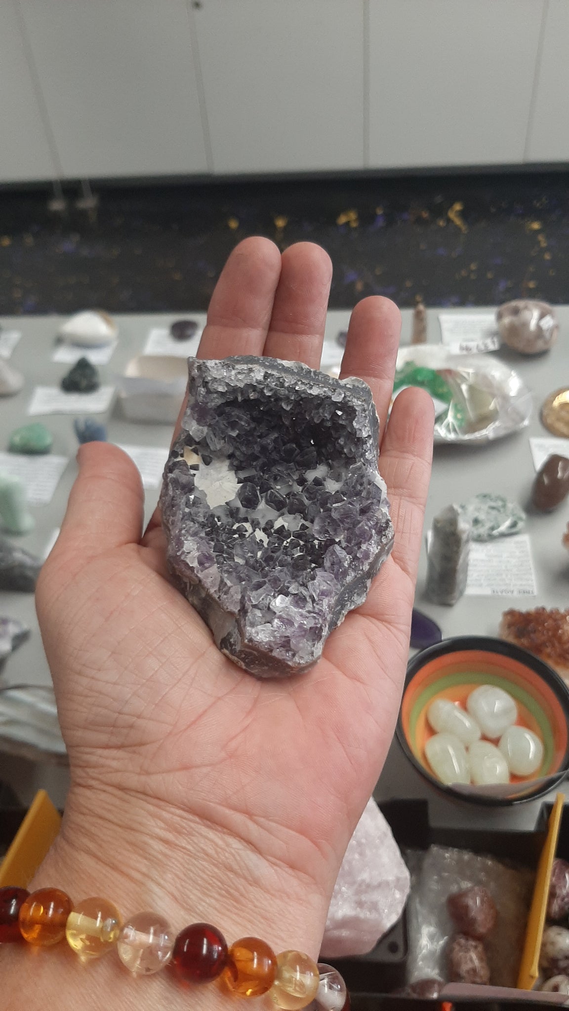 Amethyst Cluster Hand Piece