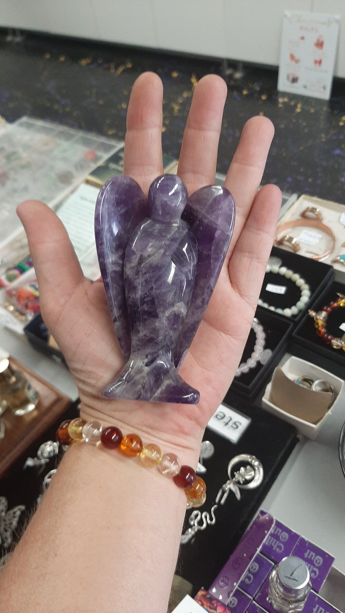 Amethyst Angel Large