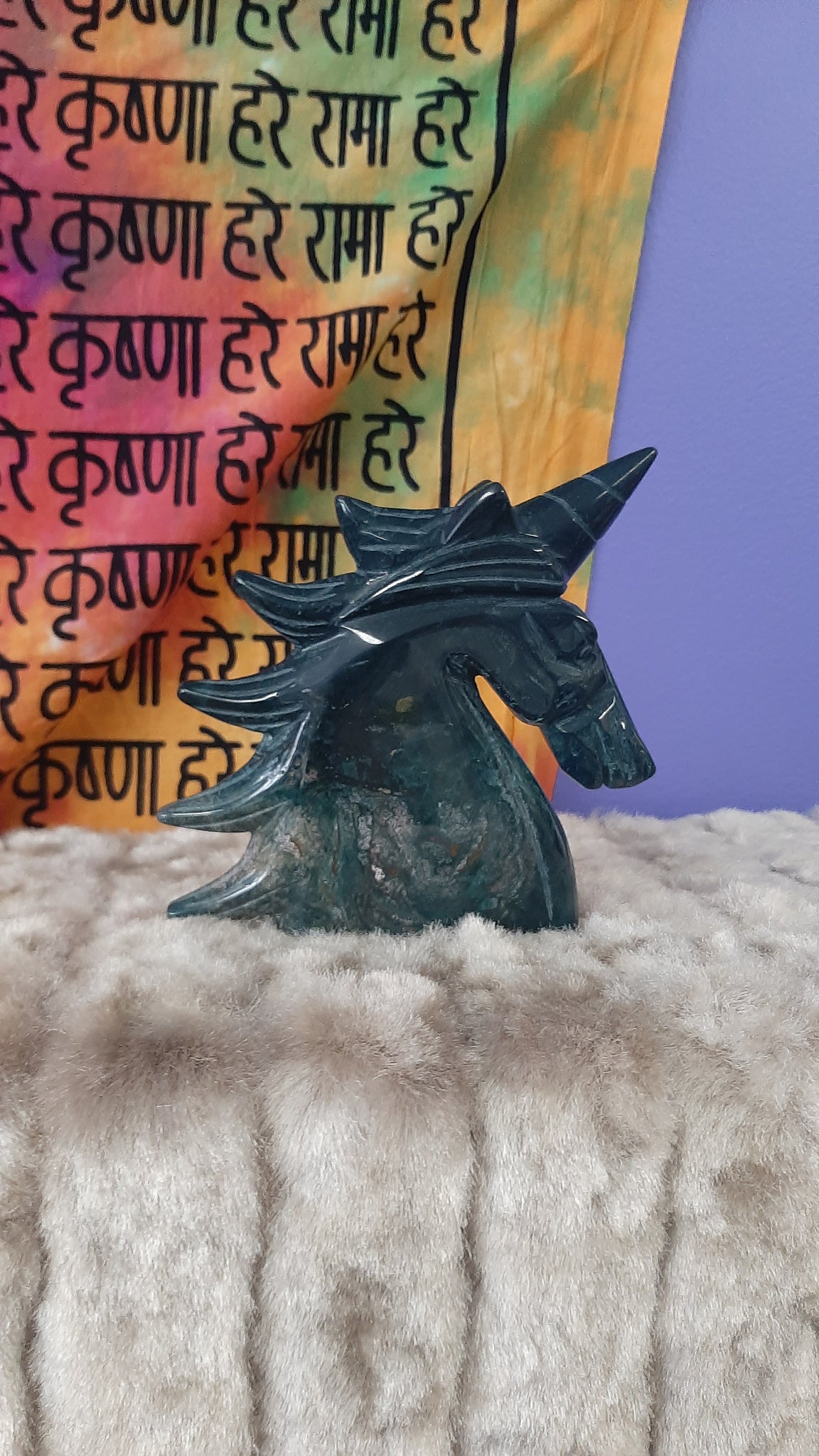 Ocean Jasper Unicorn Head