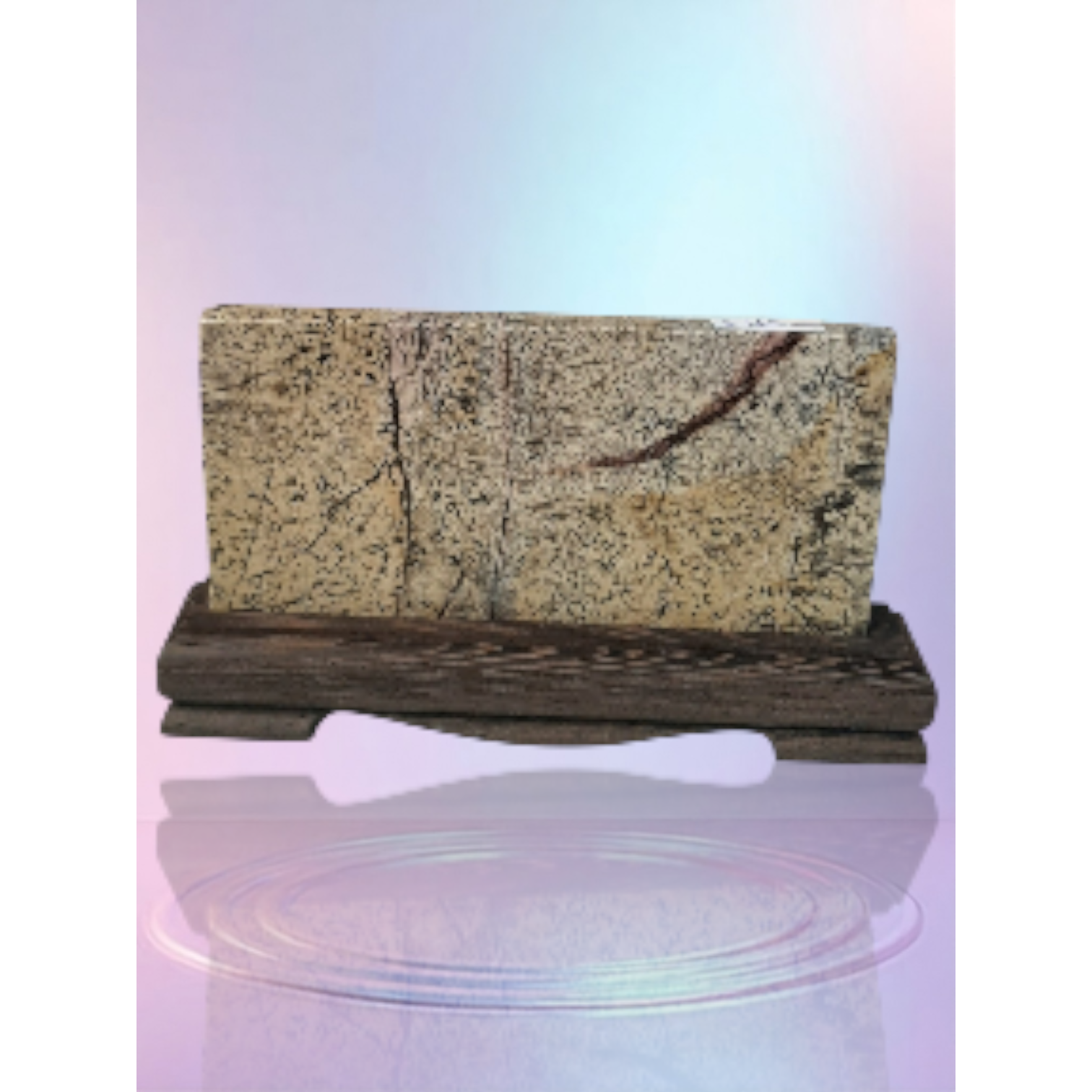 Picture Jasper on Stand - Brown