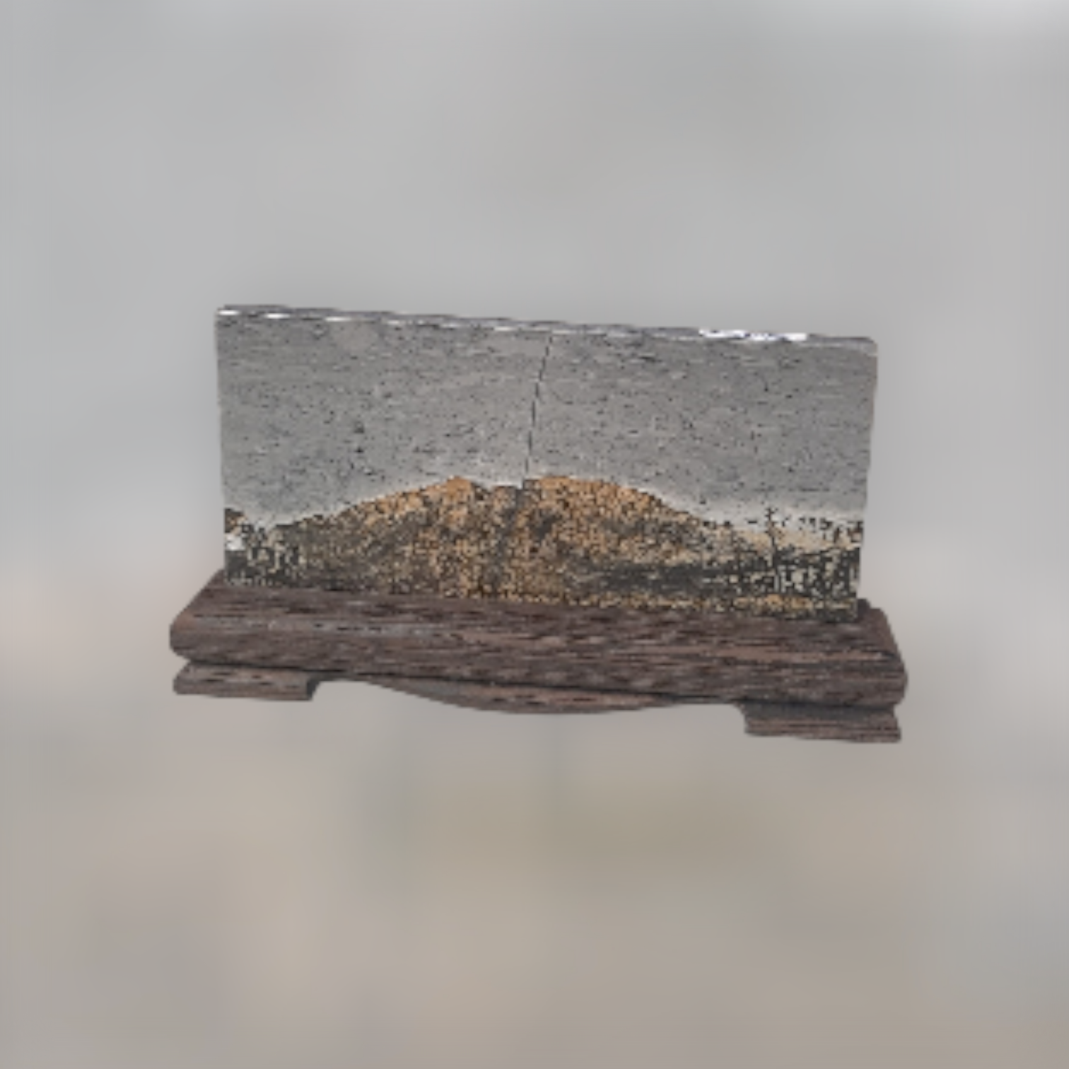 Picture Jasper on Stand - Grey