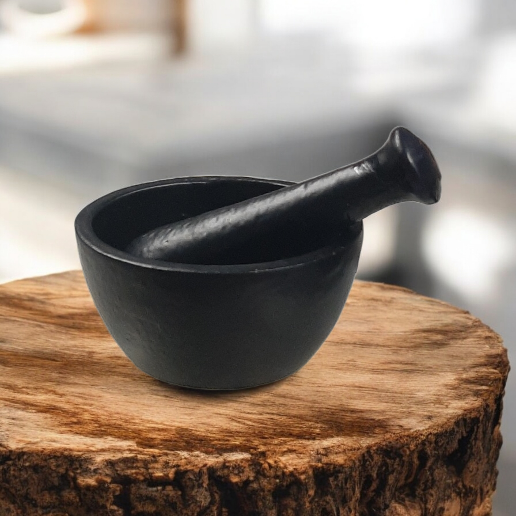 Mortar & Pestle Cast Iron, Black cast iron mortar and pestle set ...