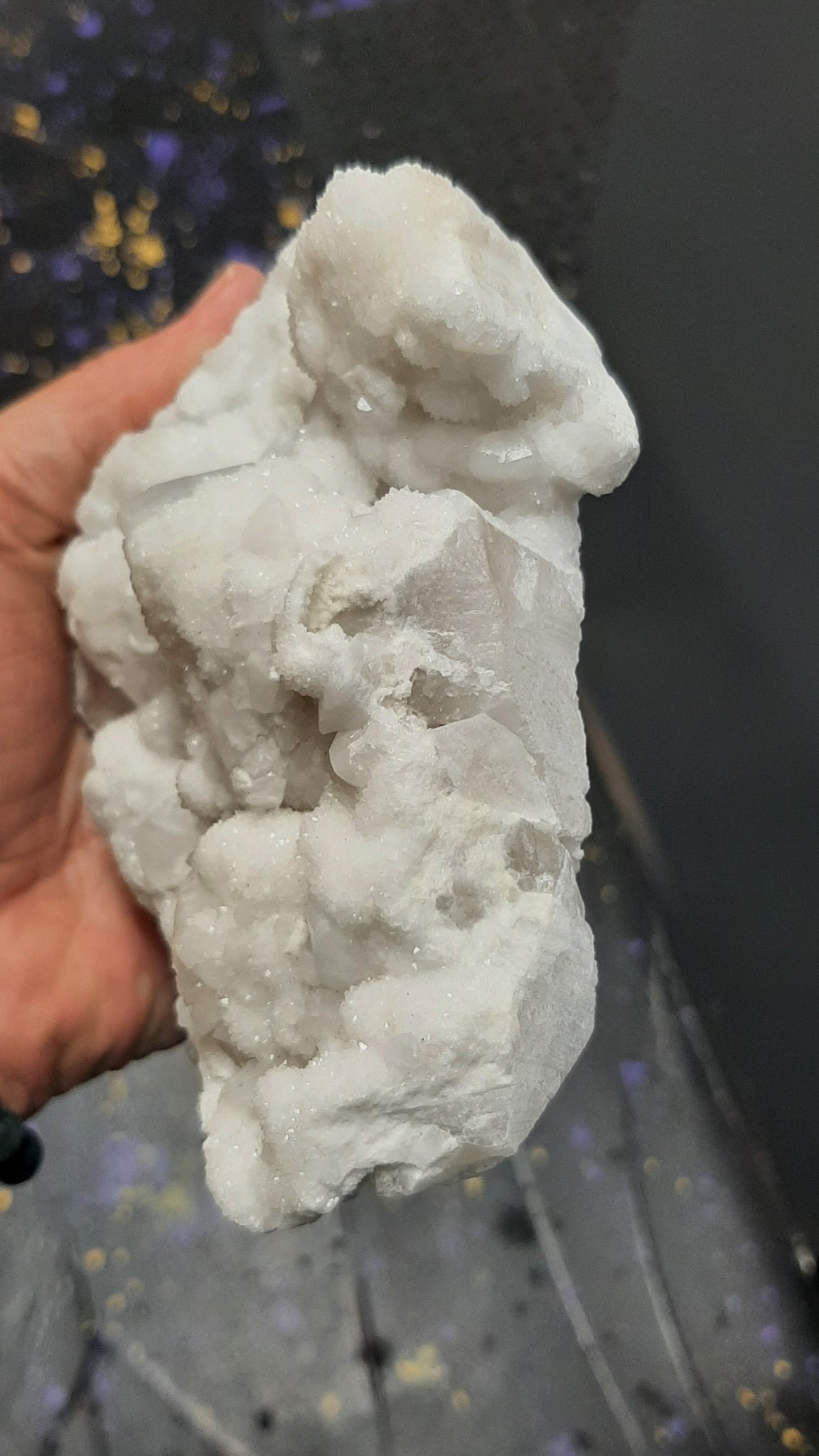 Snow Quartz Cluster