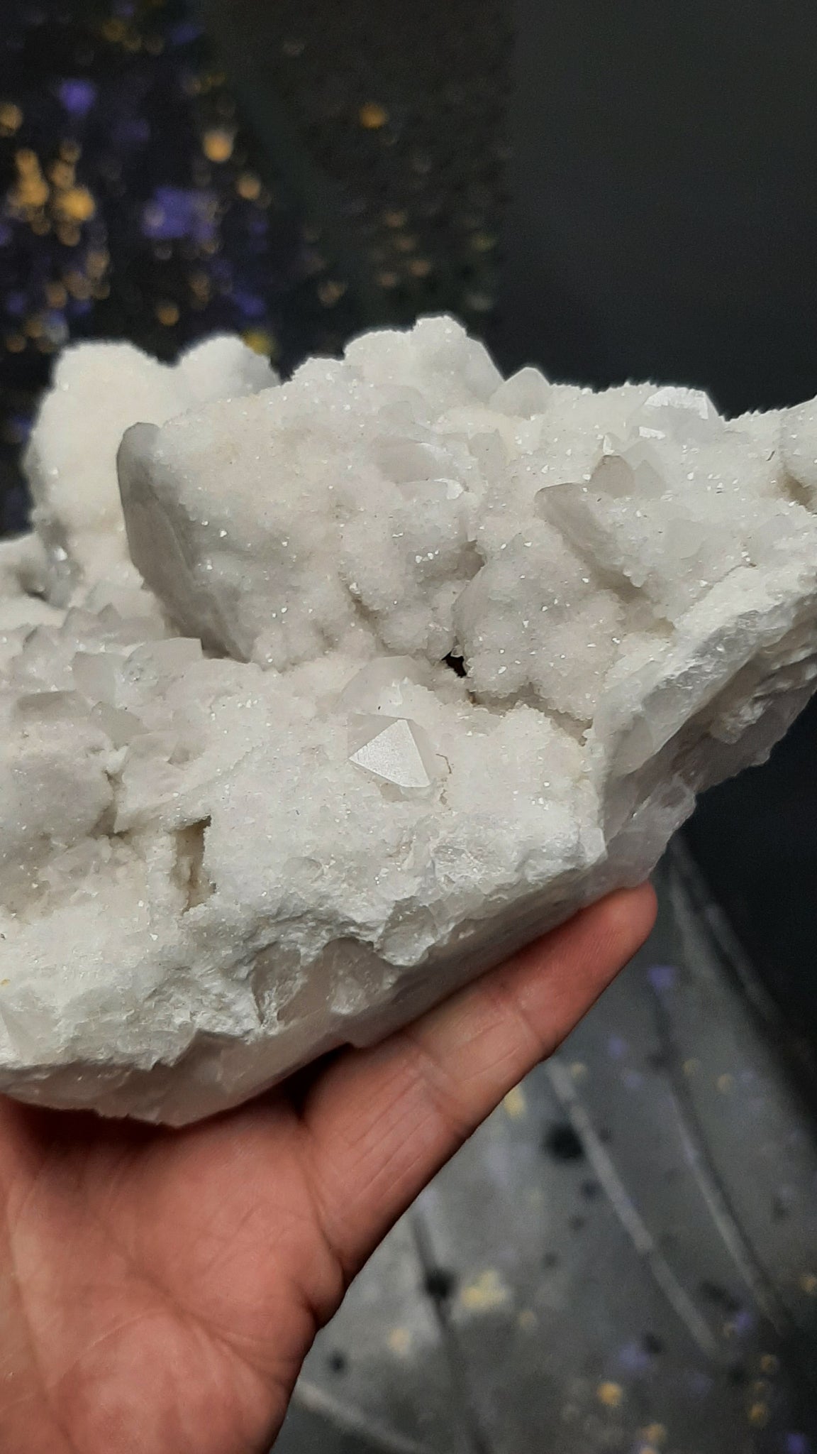 Snow Quartz Cluster