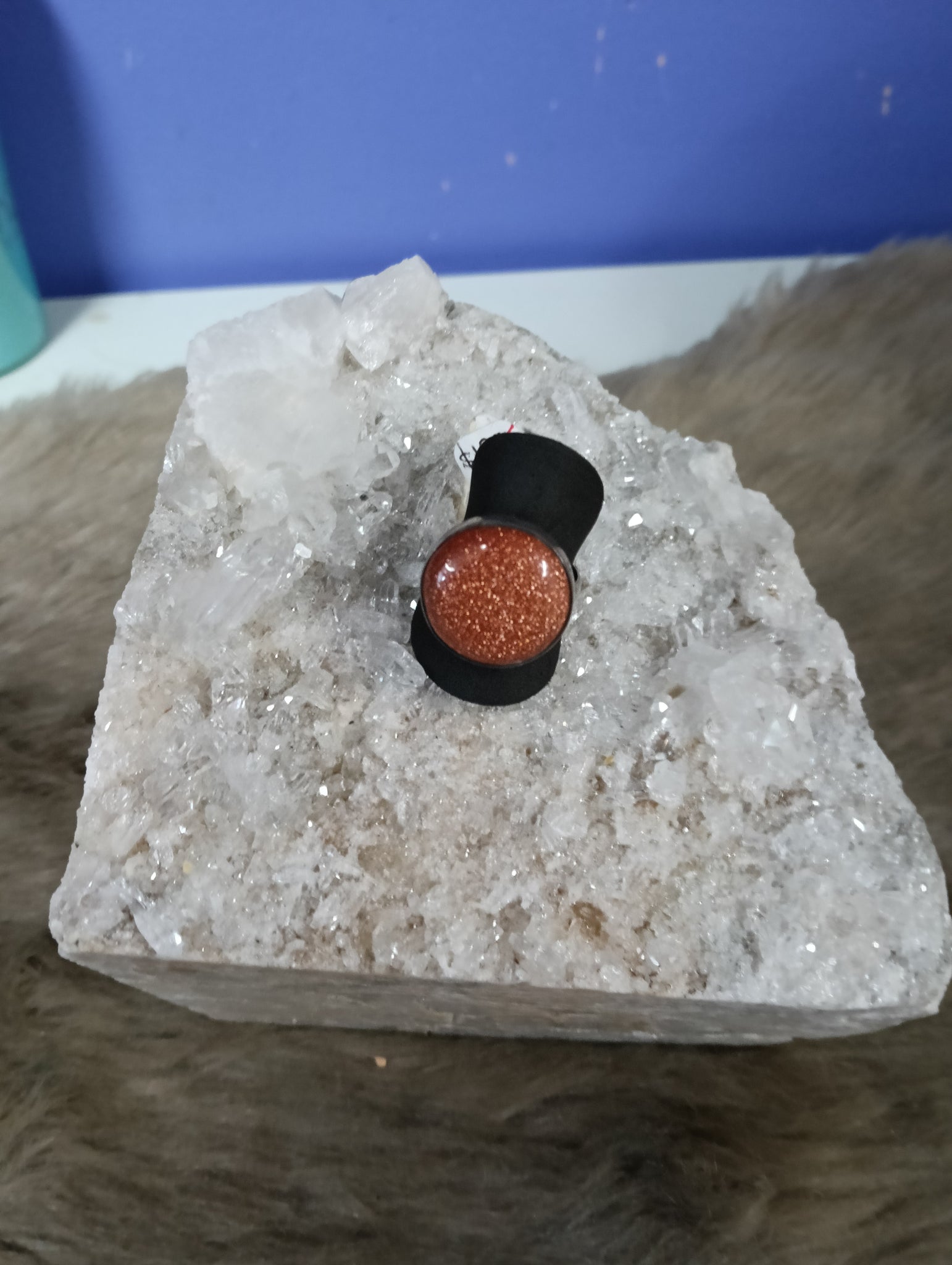 Goldstone Ring