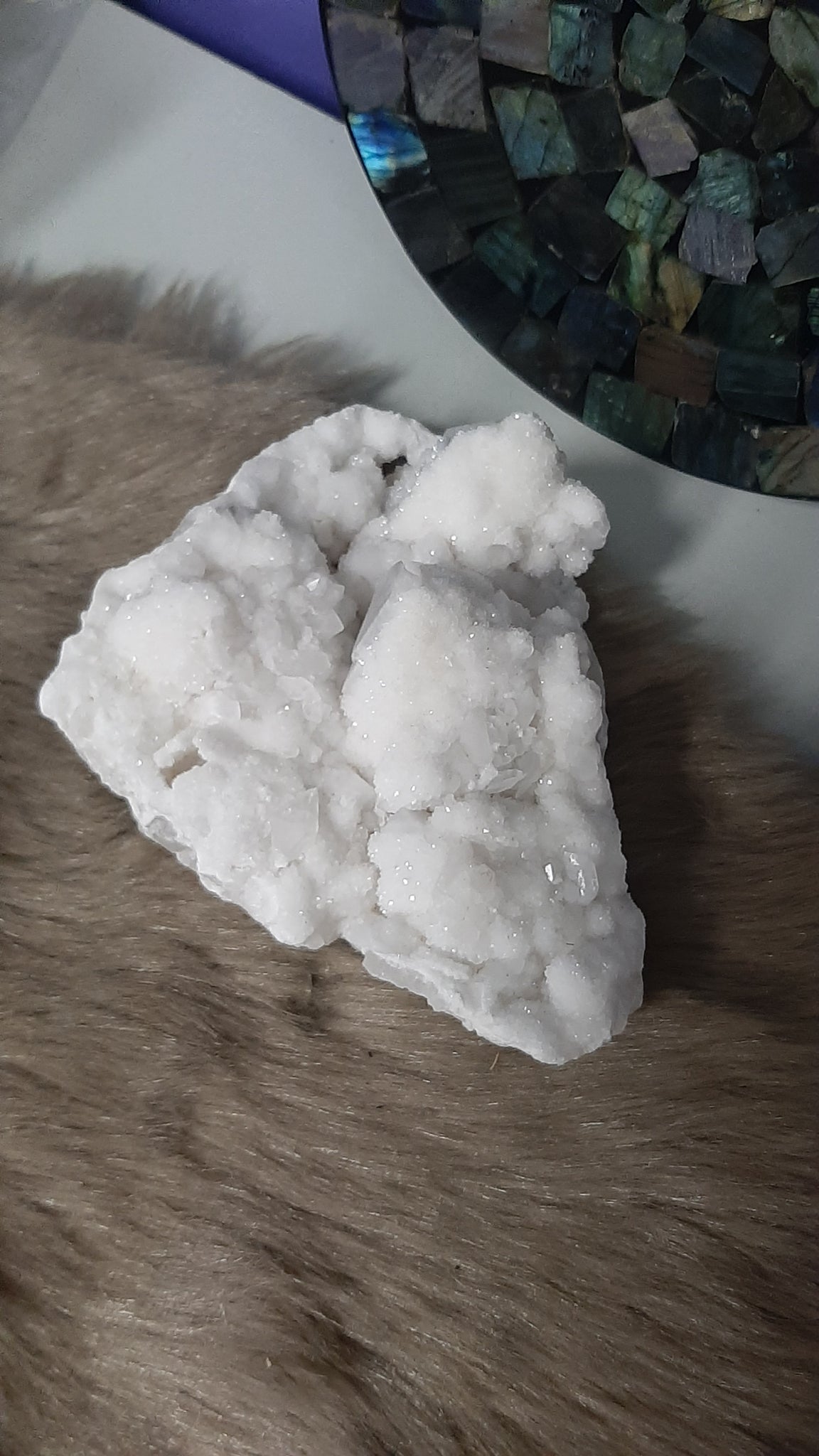 Snow Quartz Cluster