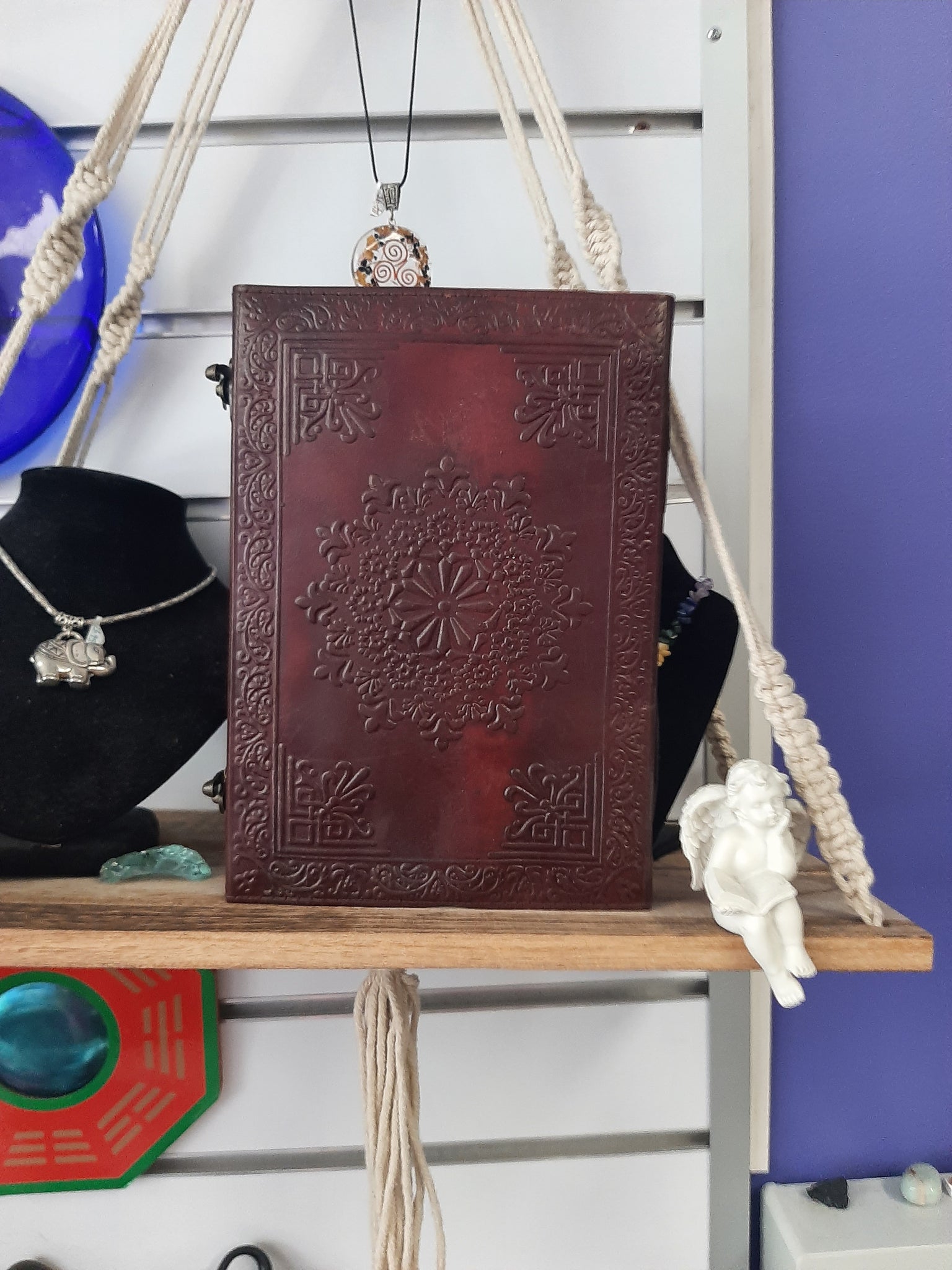 7 Stone Chakra Leather Notebook