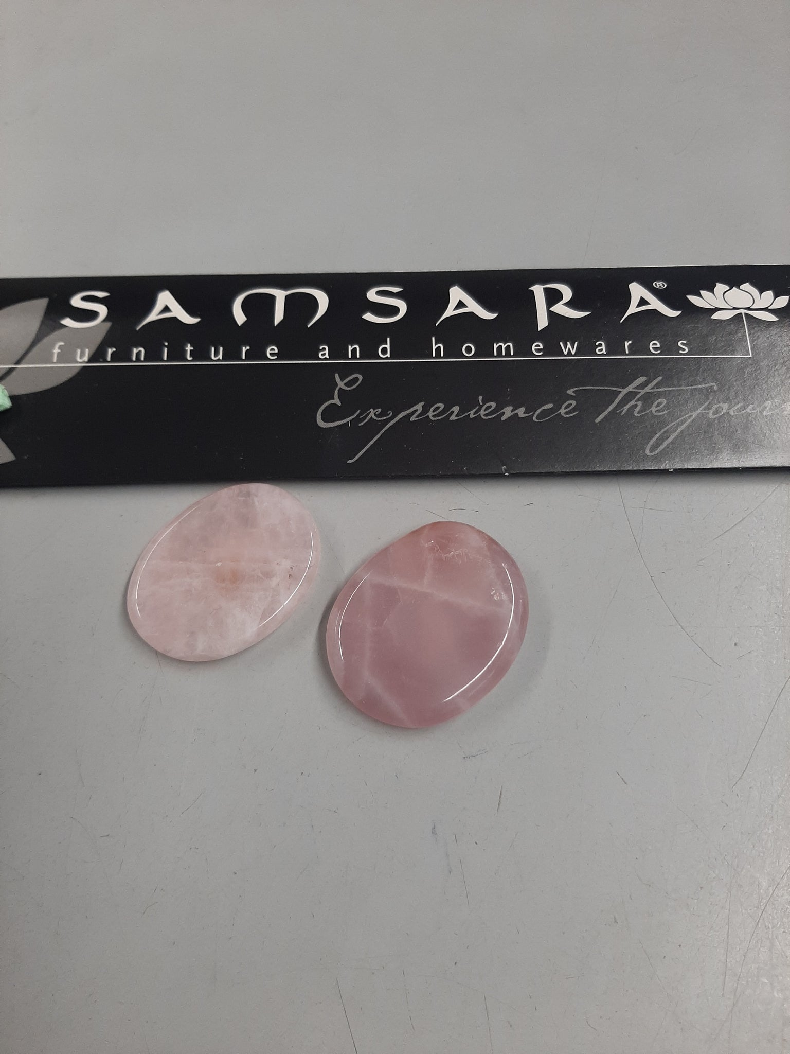 Rose Quartz Worry Stone