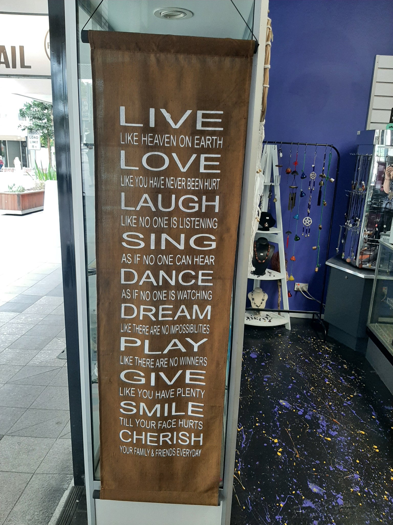 Live Love Laugh Affirmation Banner